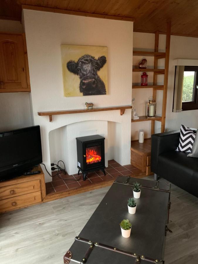 Lodge Cabin With Fabulous Views - Farm Holiday Stranraer Bagian luar foto