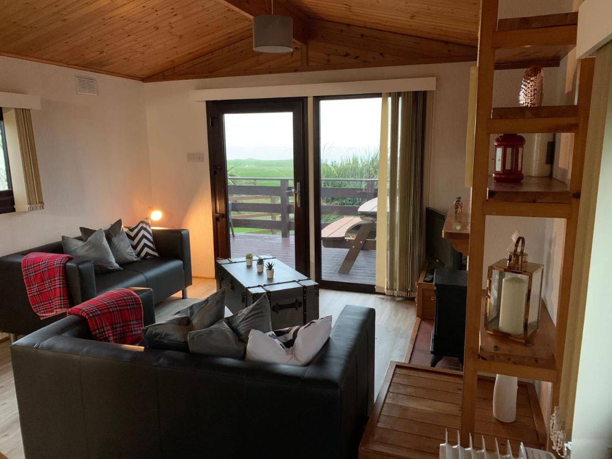 Lodge Cabin With Fabulous Views - Farm Holiday Stranraer Bagian luar foto