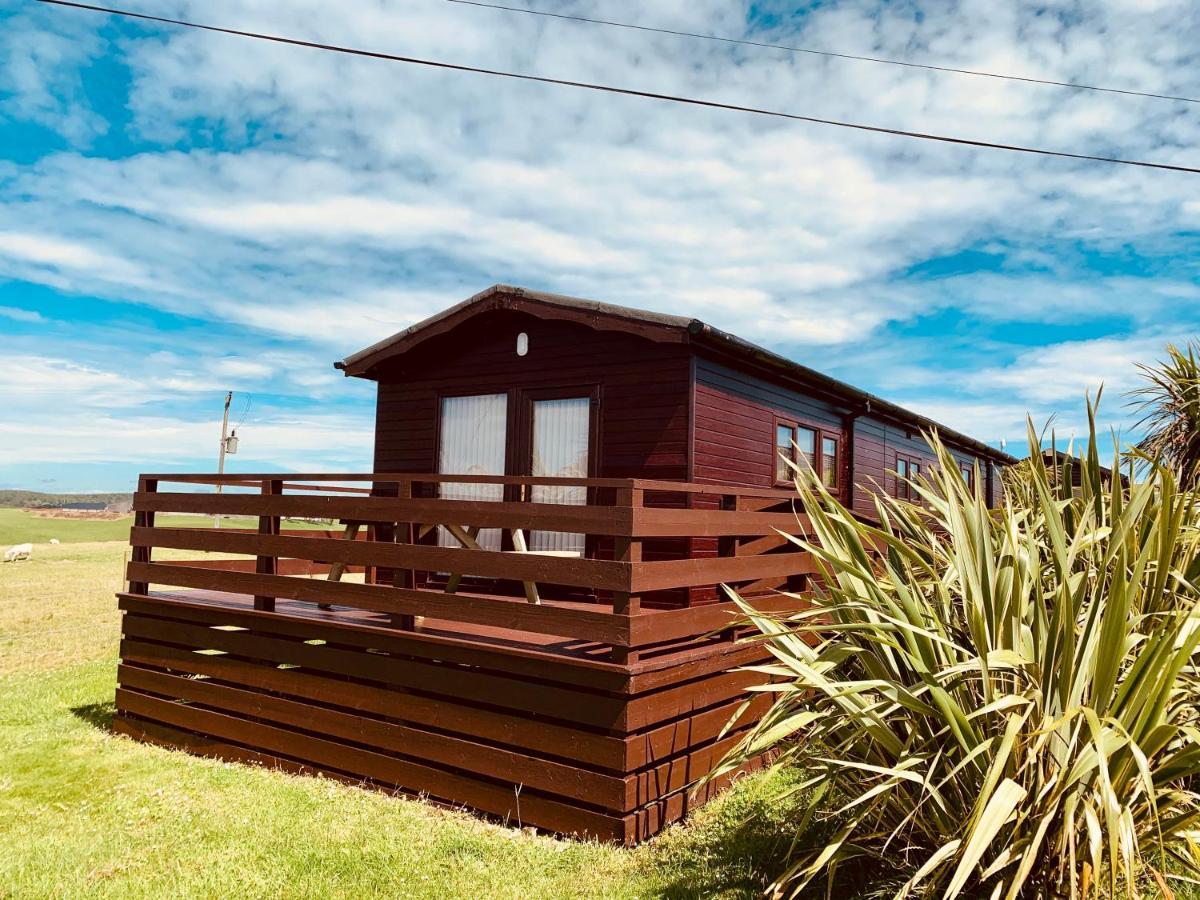 Lodge Cabin With Fabulous Views - Farm Holiday Stranraer Bagian luar foto