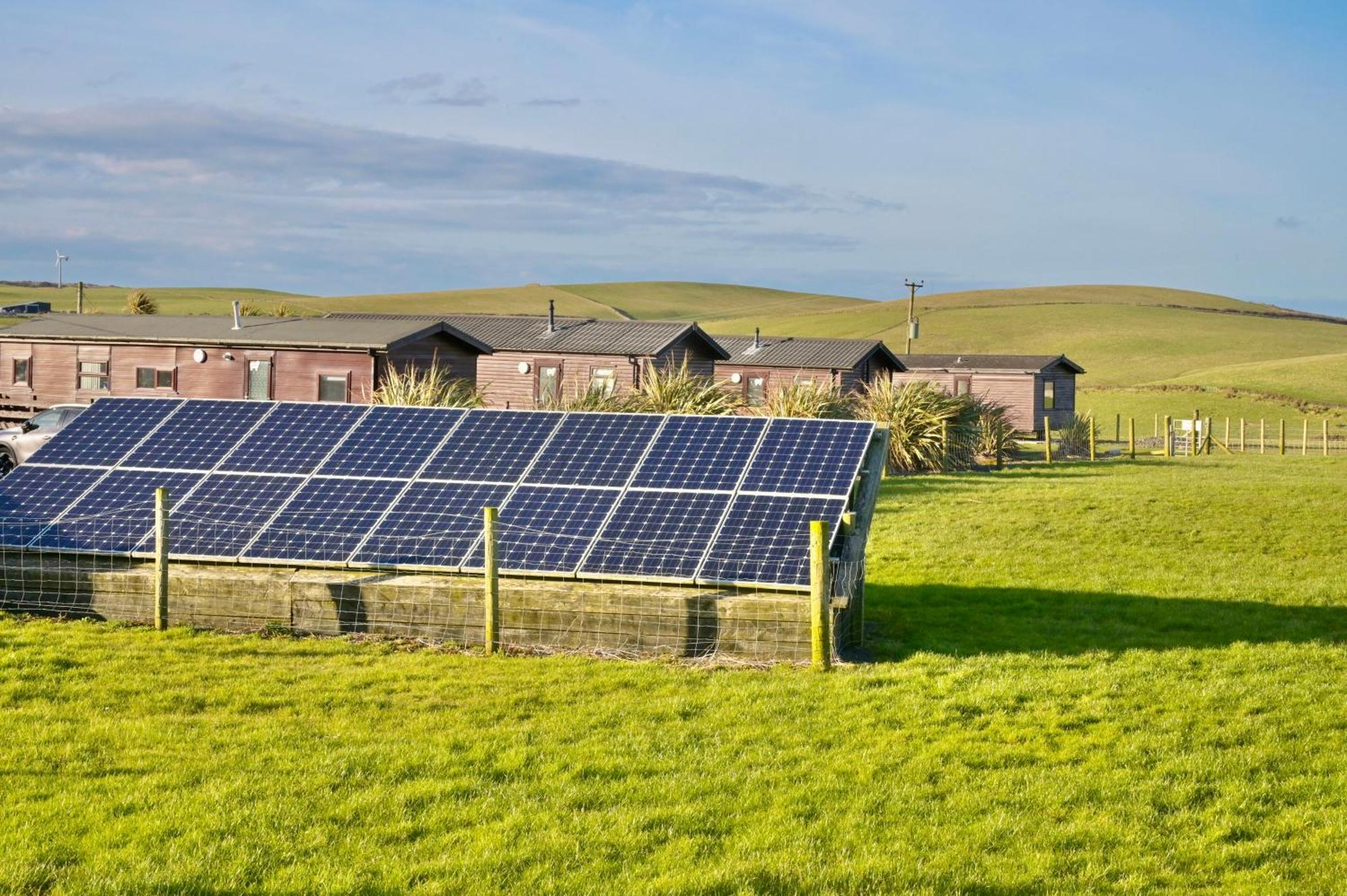 Lodge Cabin With Fabulous Views - Farm Holiday Stranraer Bagian luar foto
